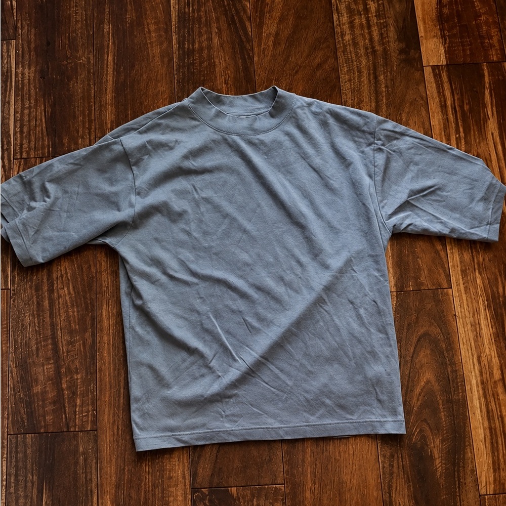 Uniqlo Men’s Short-Sleeve Crewneck T-Shirt - Dusty Blue